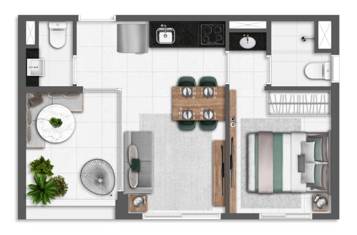 Planta 4 — Wire Capote Valente - Residencial