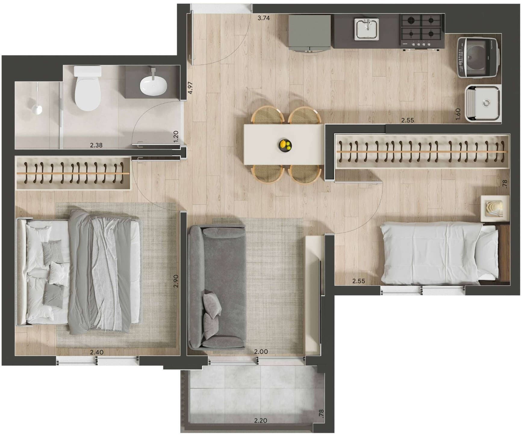 Planta 3 — Casa Genebra