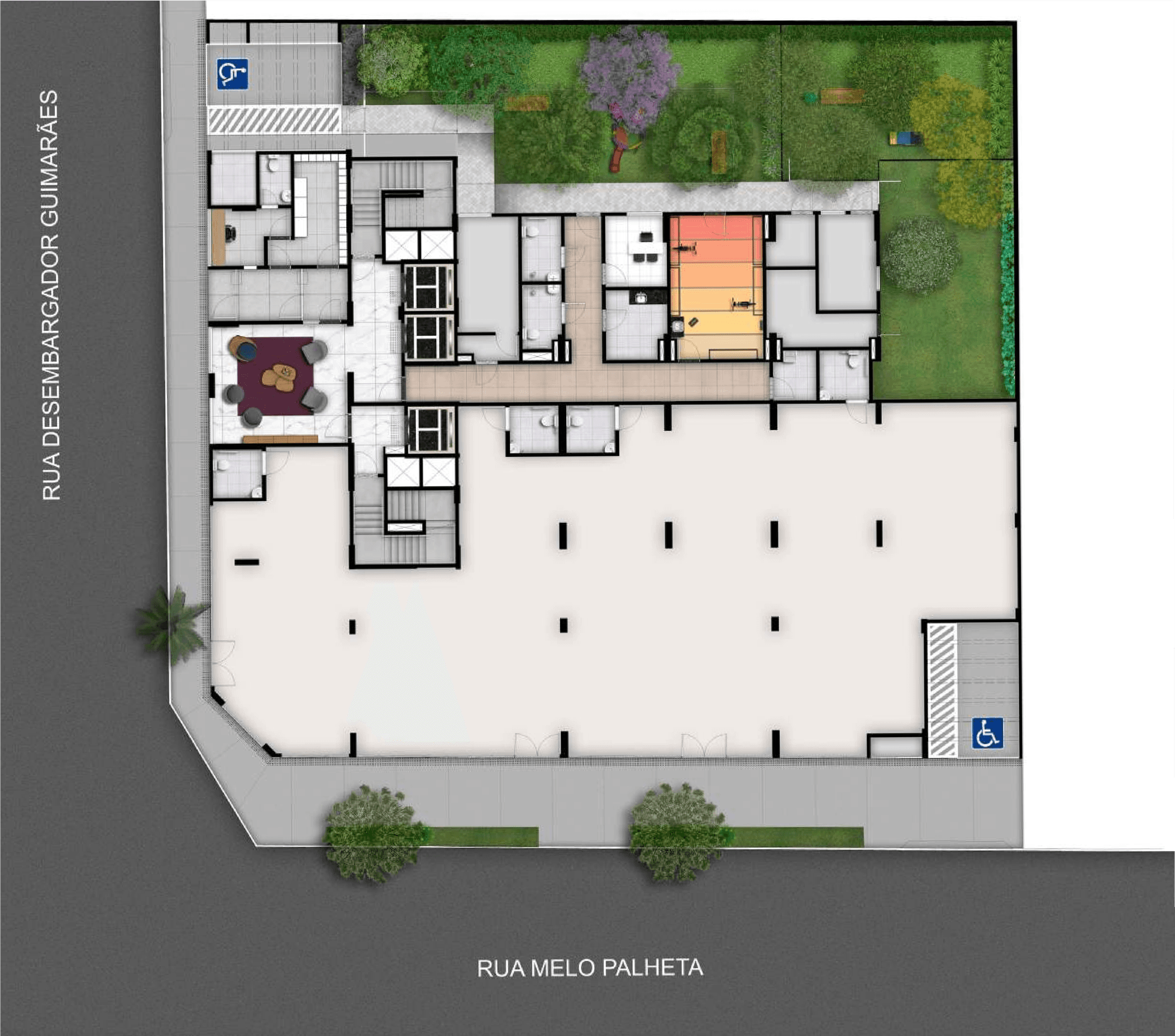 Planta 1 — Bourbon Smart Style - Residencial