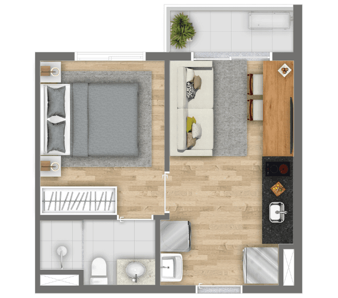 Planta 2 — Vibe Campo Belo
