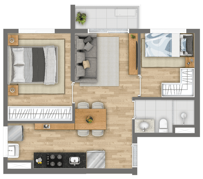 Planta 3 — Vibe Campo Belo