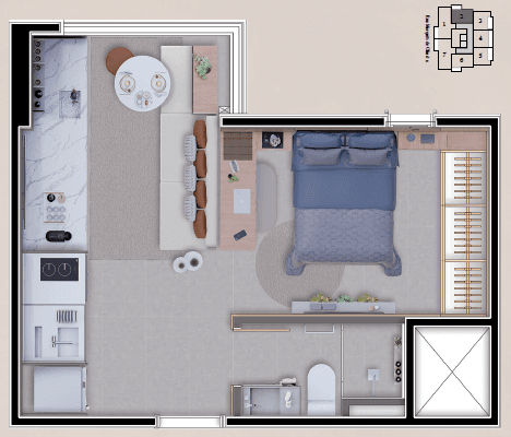 Planta 3 — Marquês Ipiranga - Residencial