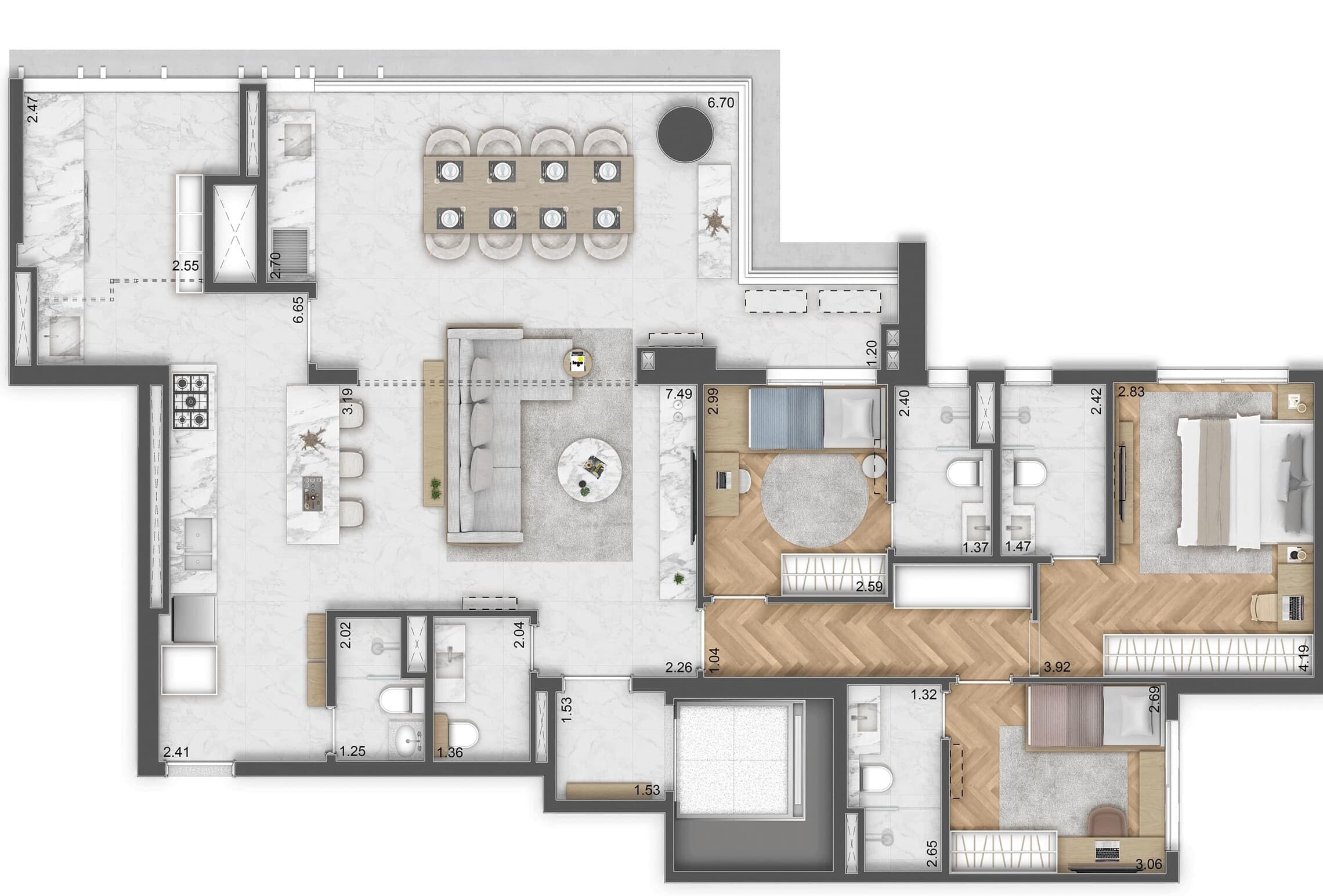 Planta 5 — Residence Unik - Residencial