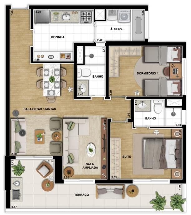 Planta 4 — C290 - Residencial