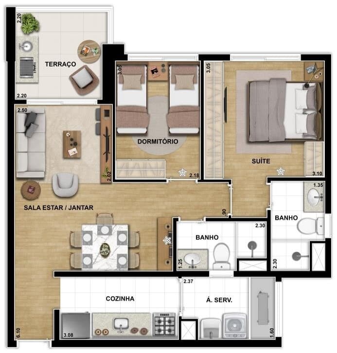 Planta 5 — C290 - Residencial