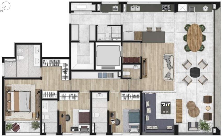 Planta 3 — Sabino - Residencial