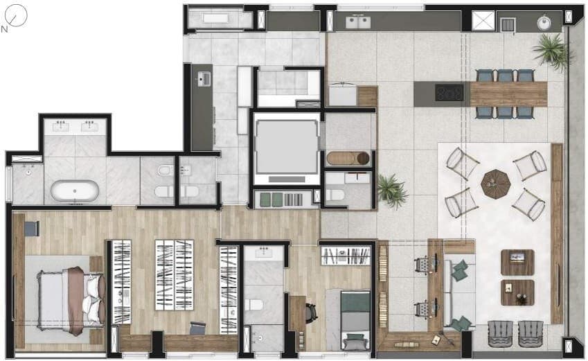 Planta 6 — Sabino - Residencial