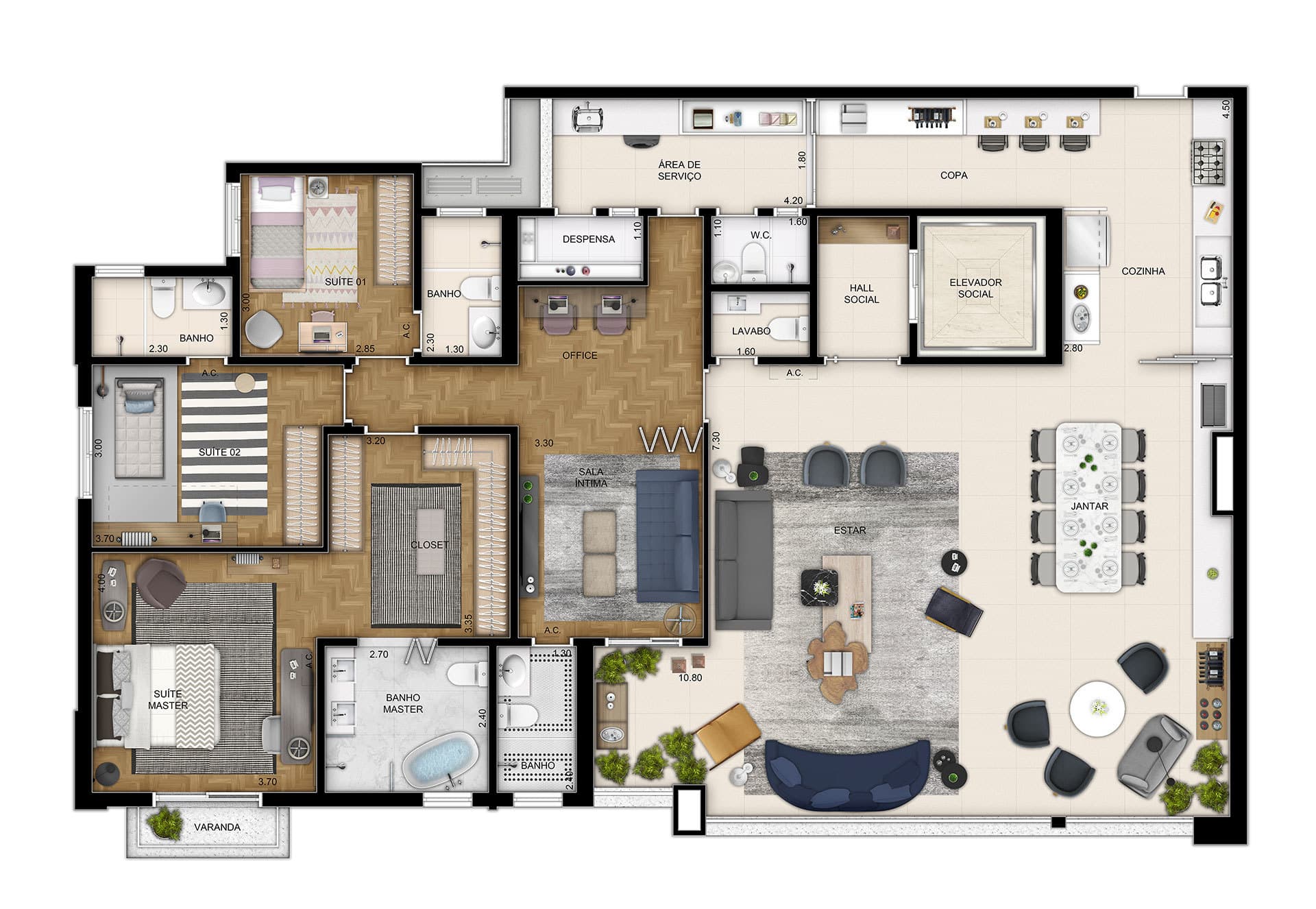 Planta 5 — Only Cidade Jardim
