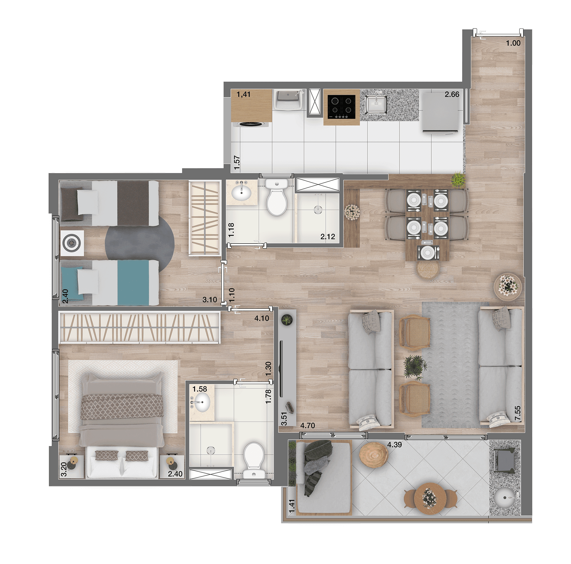 Planta 5 — Arboris Morumbi
