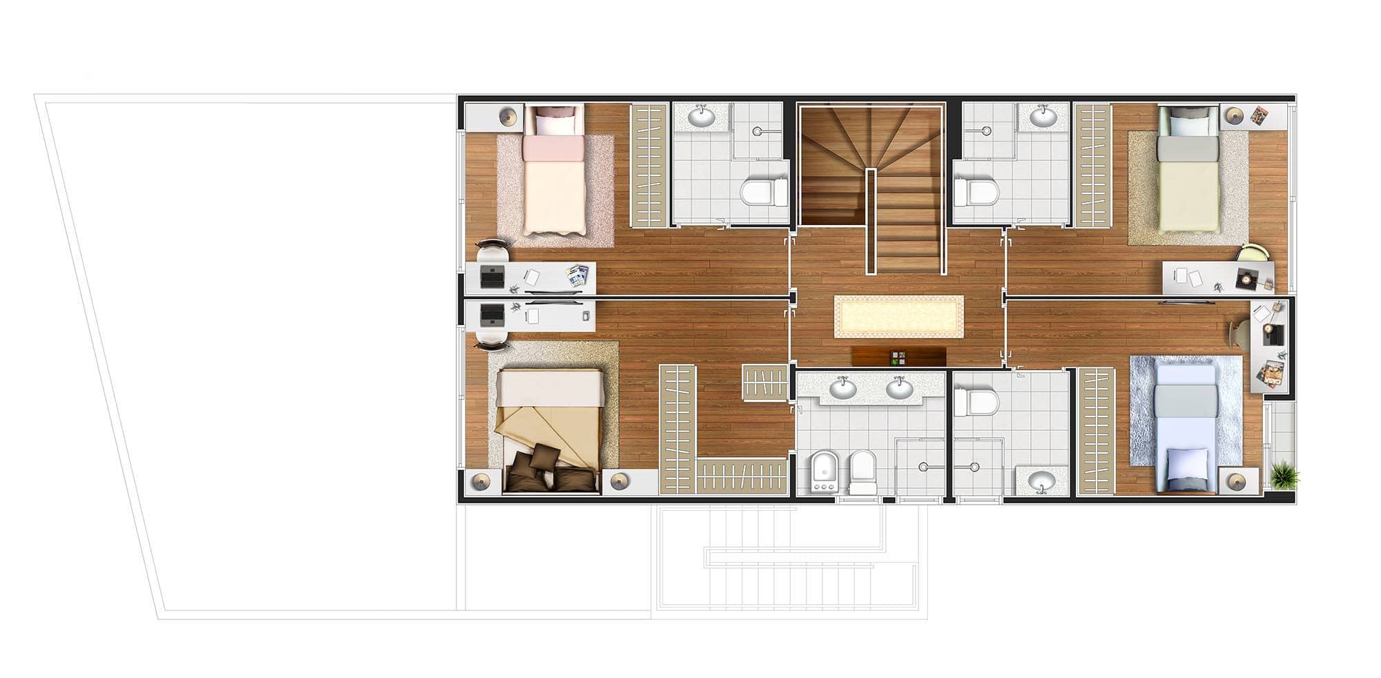 Planta 4 — The Houses Pignatari