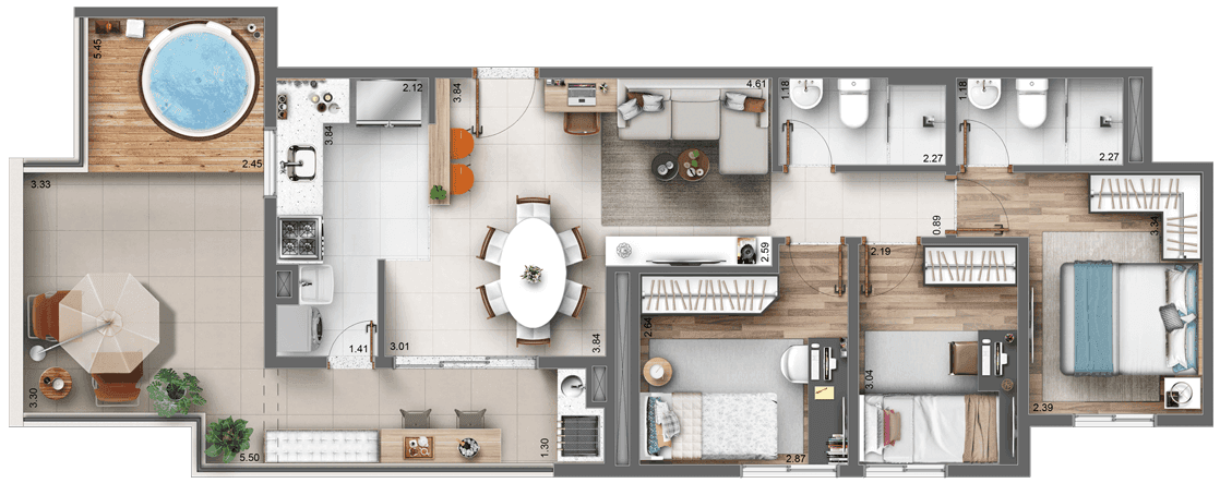 Planta 6 — Vista 553
