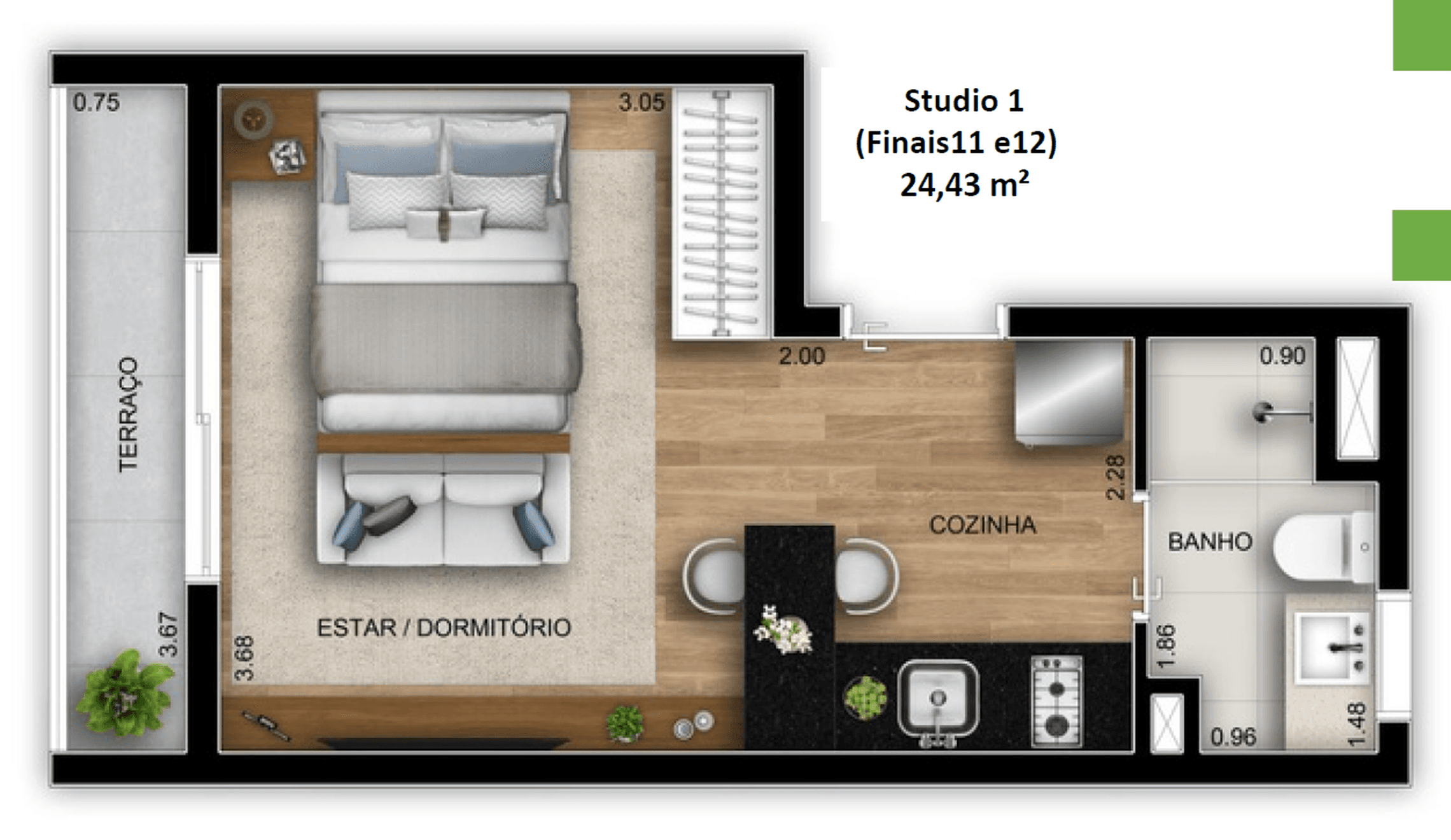 Planta 1 — Ecos Vila Madalena - Studios