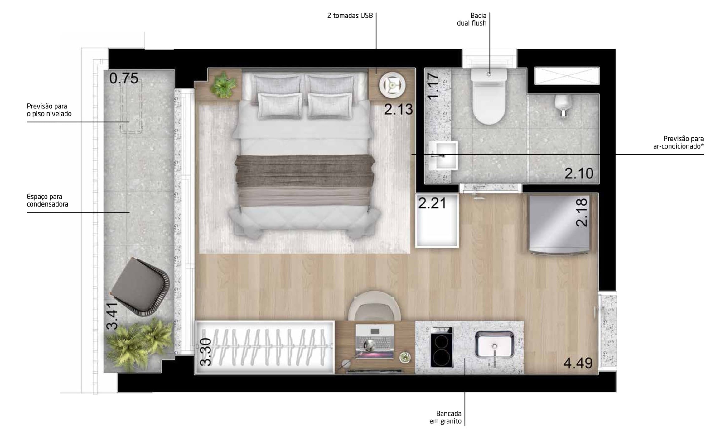 Planta 4 — THINK Home Vila Madalena - NR