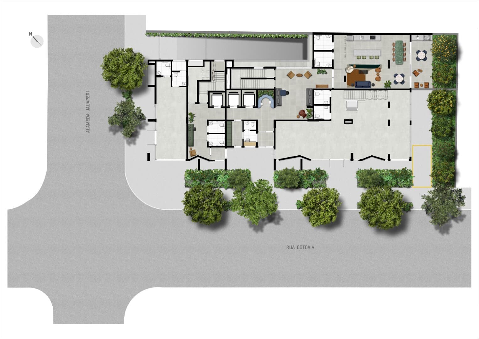 Planta 1 — Claris - Residencial
