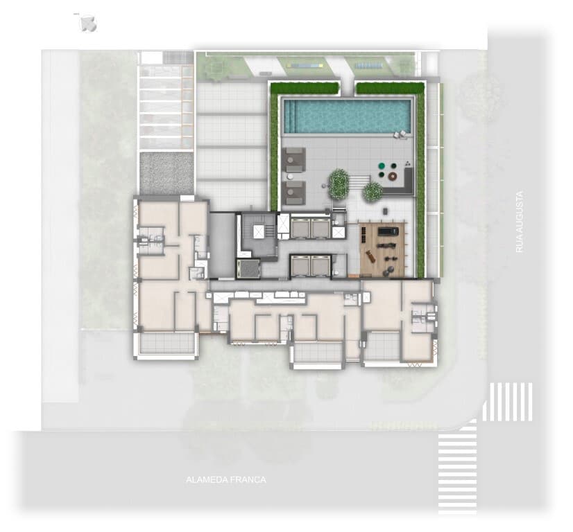 Planta 2 — Esquina Jardyn - Residencial
