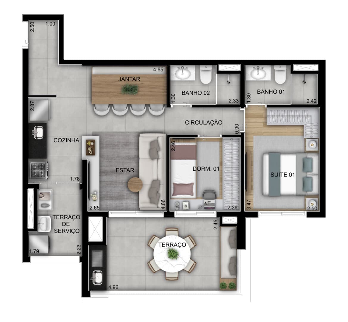 Planta 4 — Home Resort Astorga - Residencial