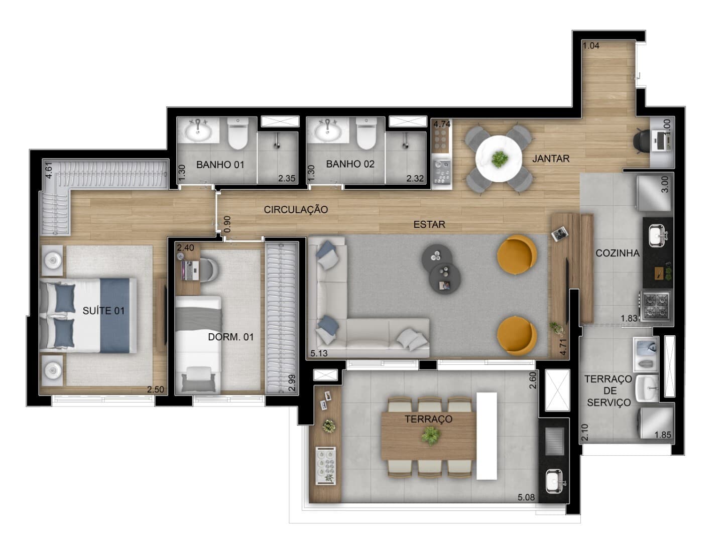 Planta 6 — Home Resort Astorga - Residencial