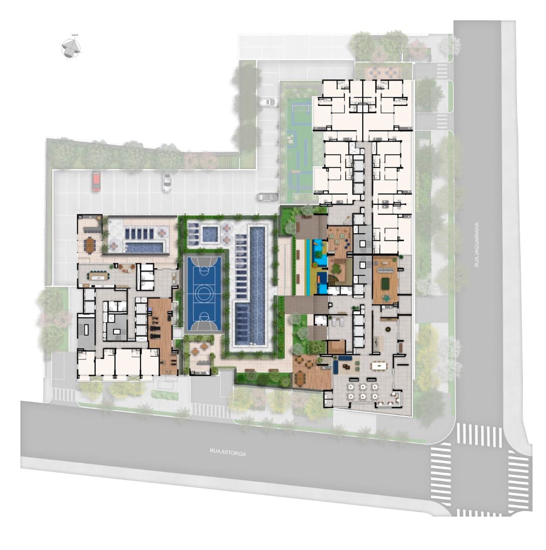 Planta 2 — Home Resort Astorga Smart - Residencial