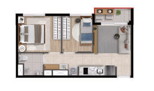 Planta 2 — Bracon Perdizes - Residencial