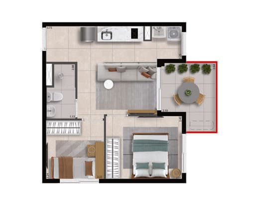 Planta 5 — Bracon Perdizes - Residencial