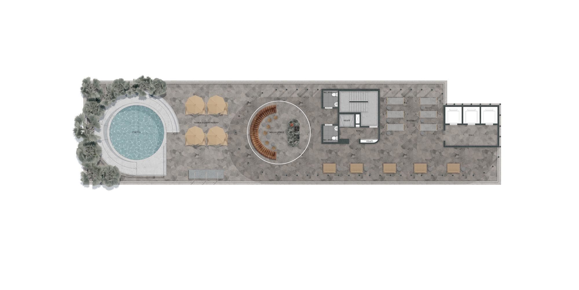 Planta 1 — VN Frei Caneca - Residencial