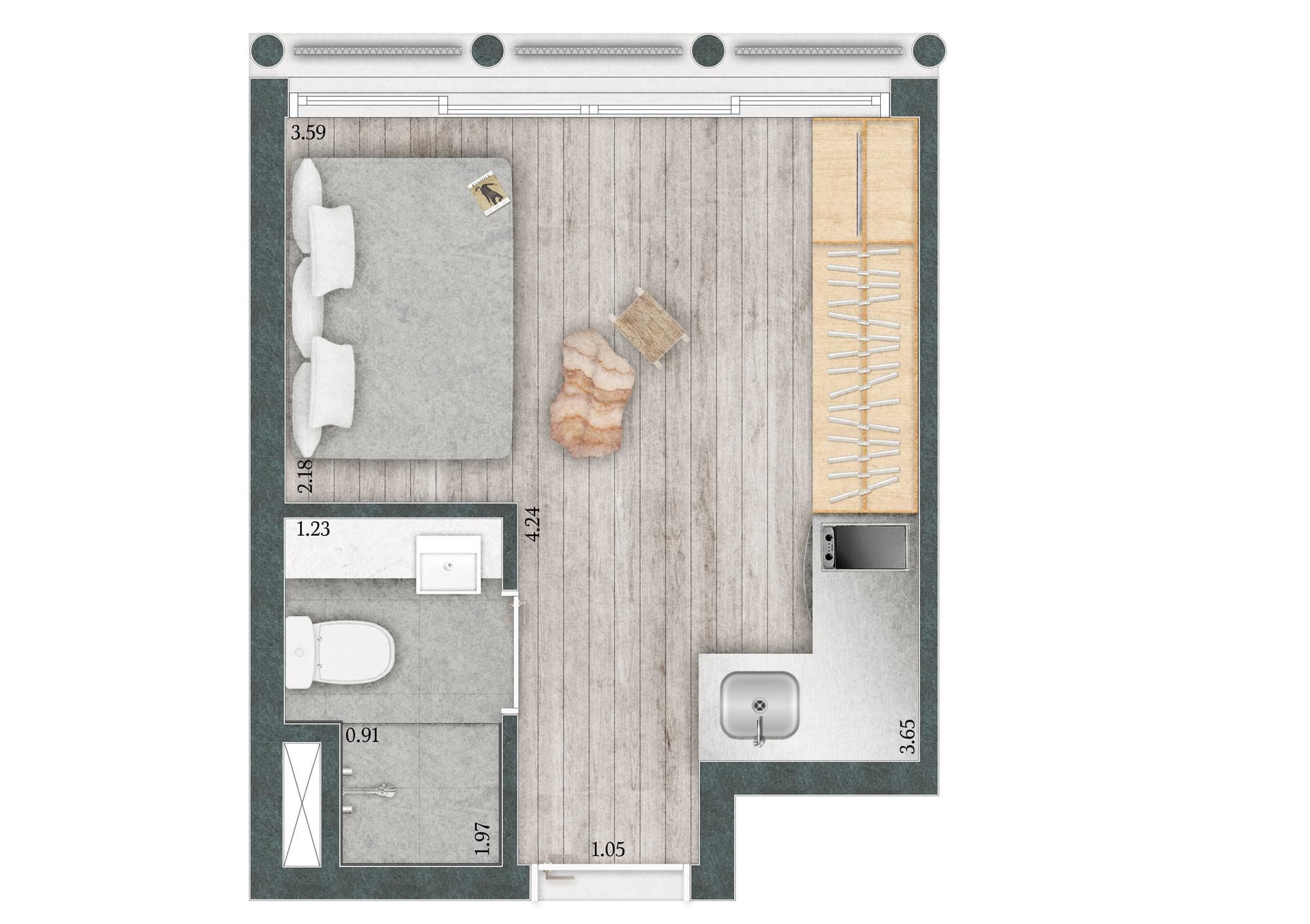 Planta 3 — VN Frei Caneca - Residencial
