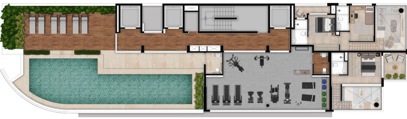 Planta 1 — Indi 70 - Residencial