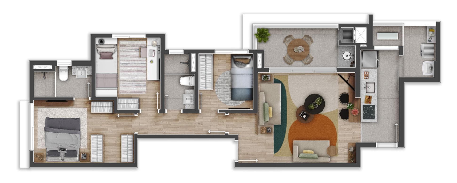 Planta 4 — Mirart Vila Mariana - Residencial