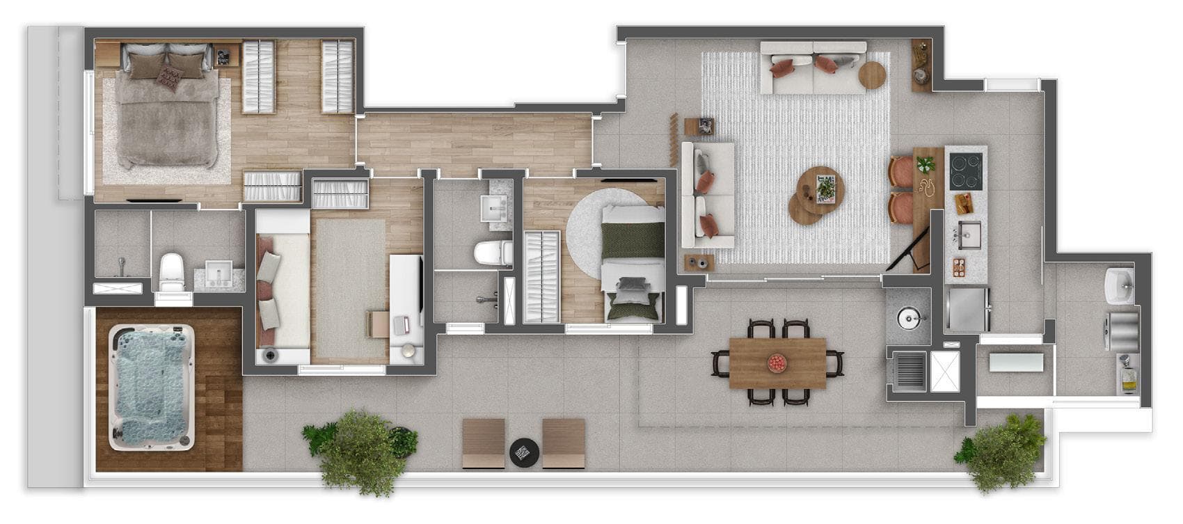 Planta 6 — Mirart Vila Mariana - Residencial