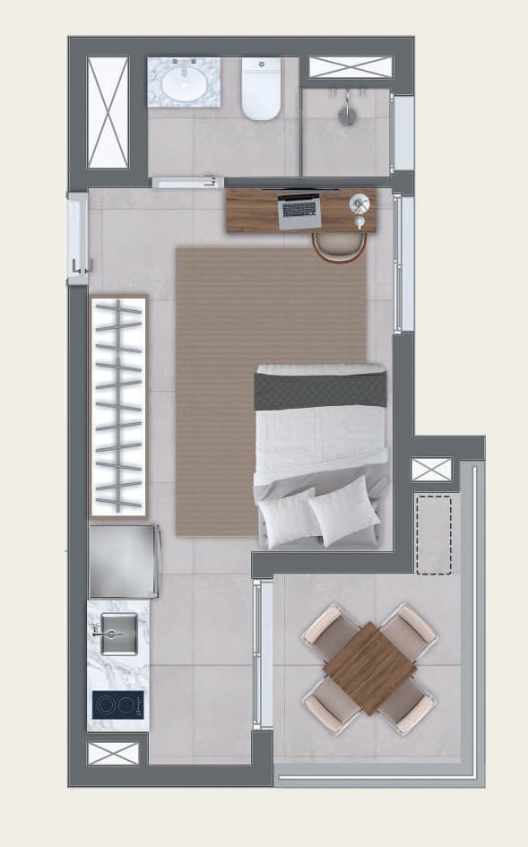 Planta 3 — Nik Paradiso - Residencial
