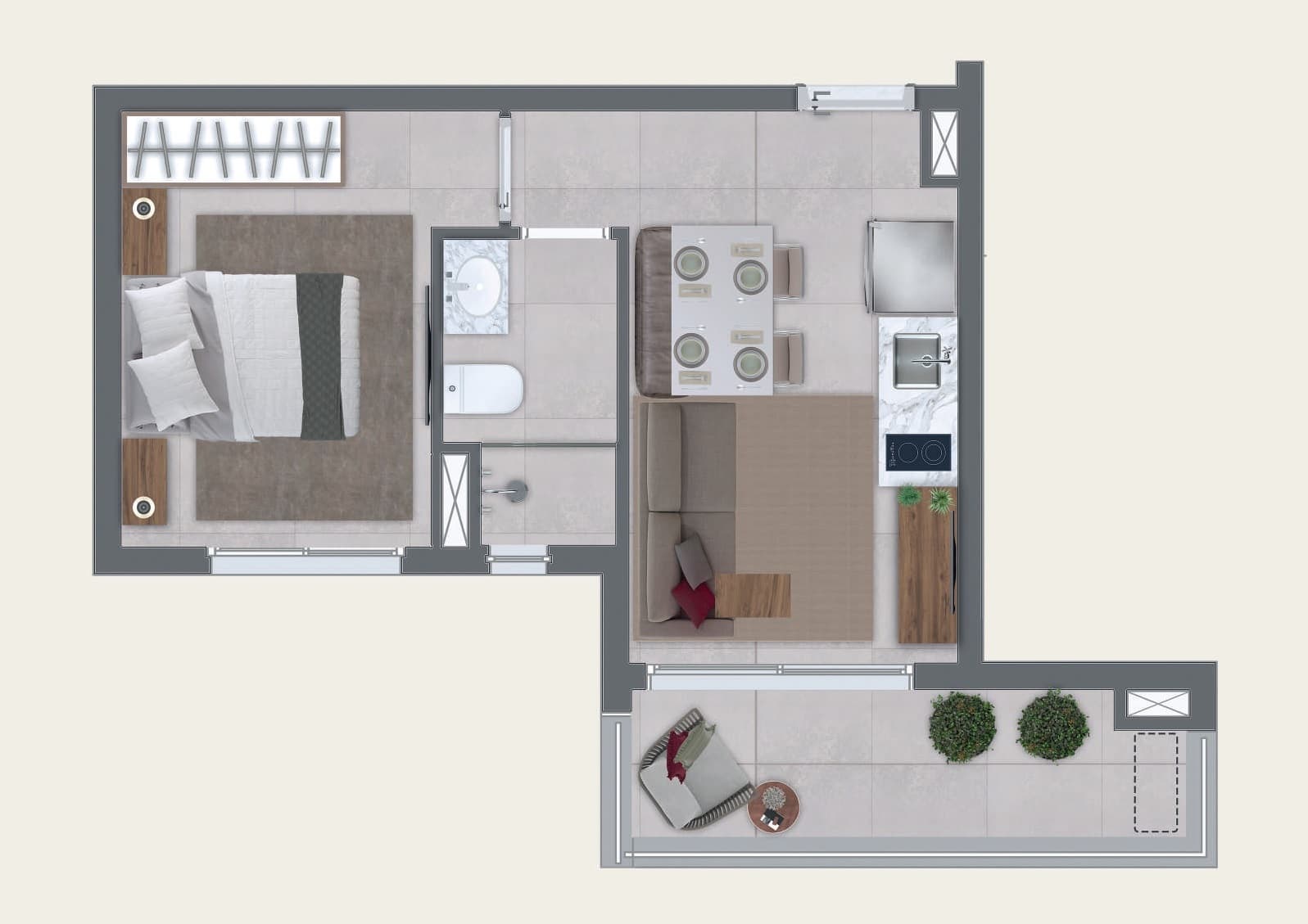 Planta 4 — Nik Paradiso - Residencial