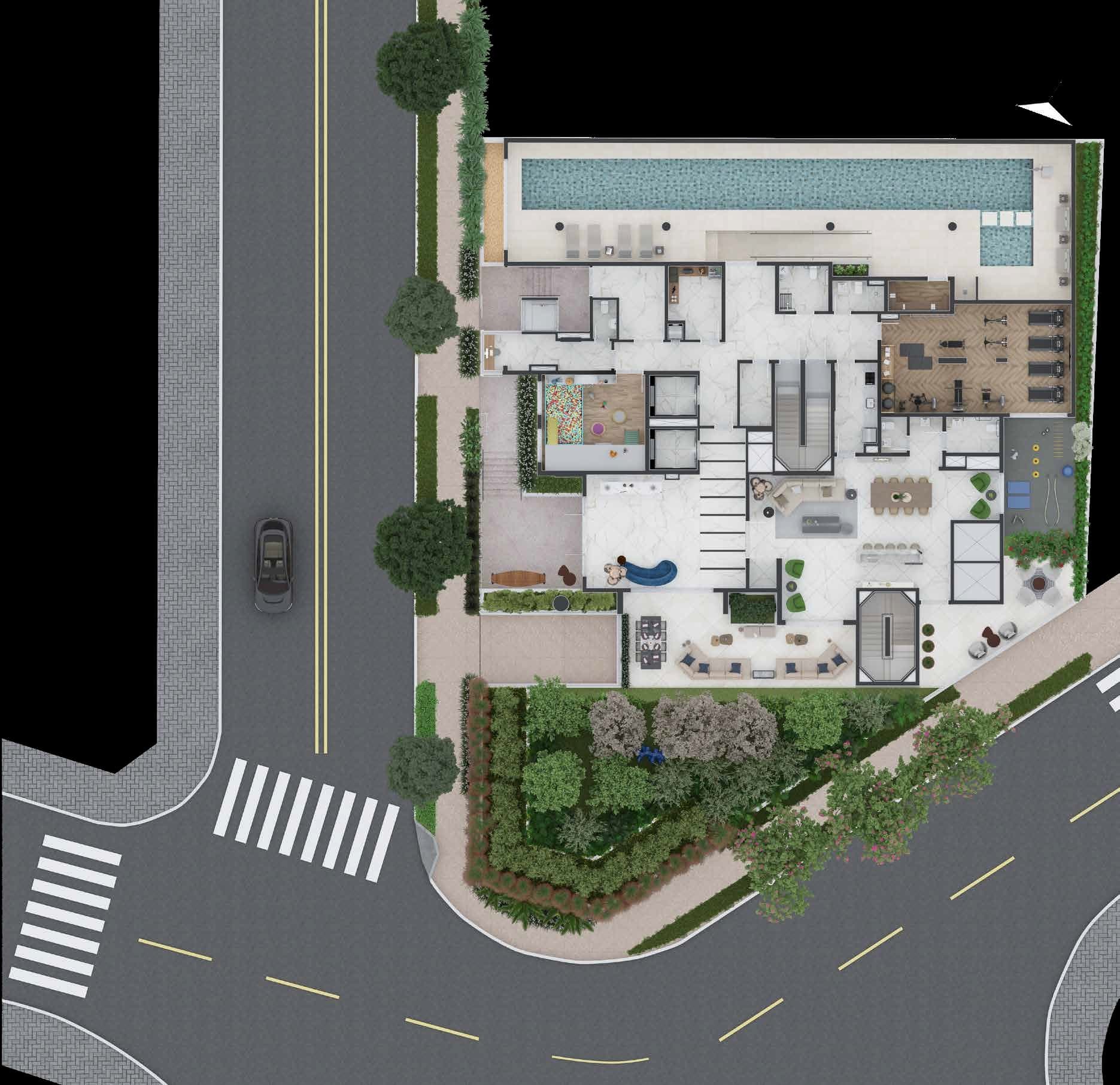 Planta 1 — Casa Higienópolis