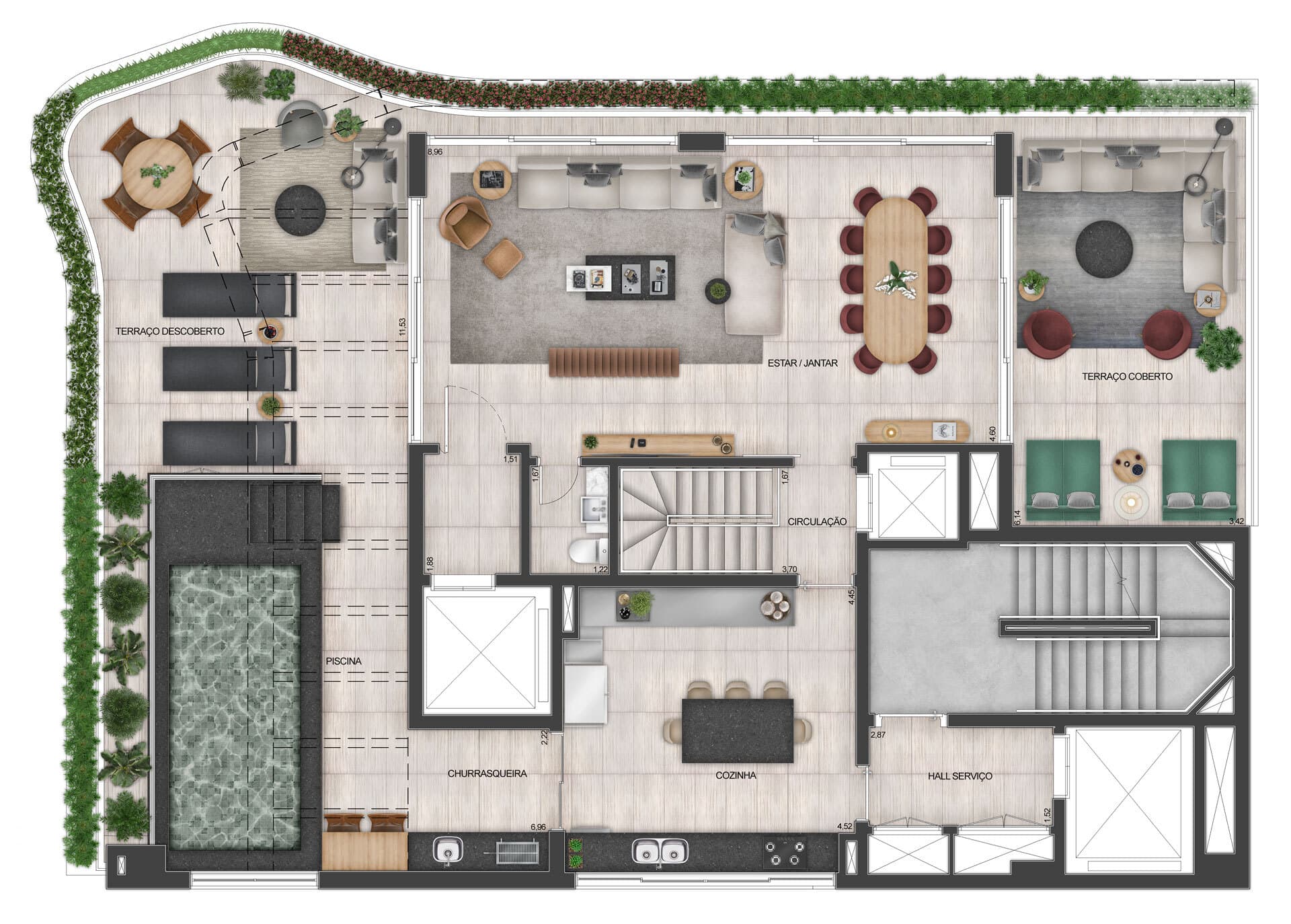 Planta 5 — Address Jardins