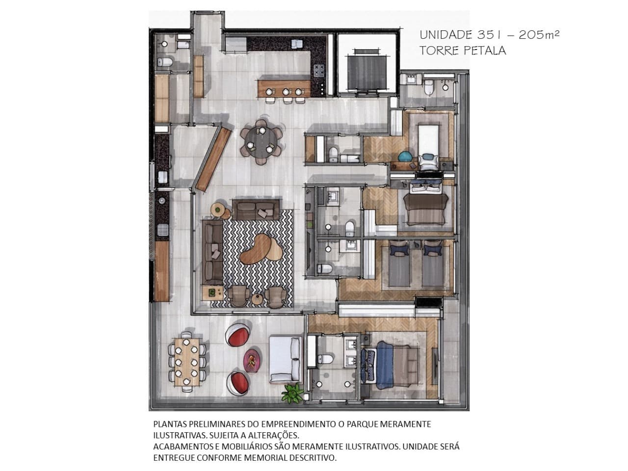 Planta 4 — O Parque Pétala