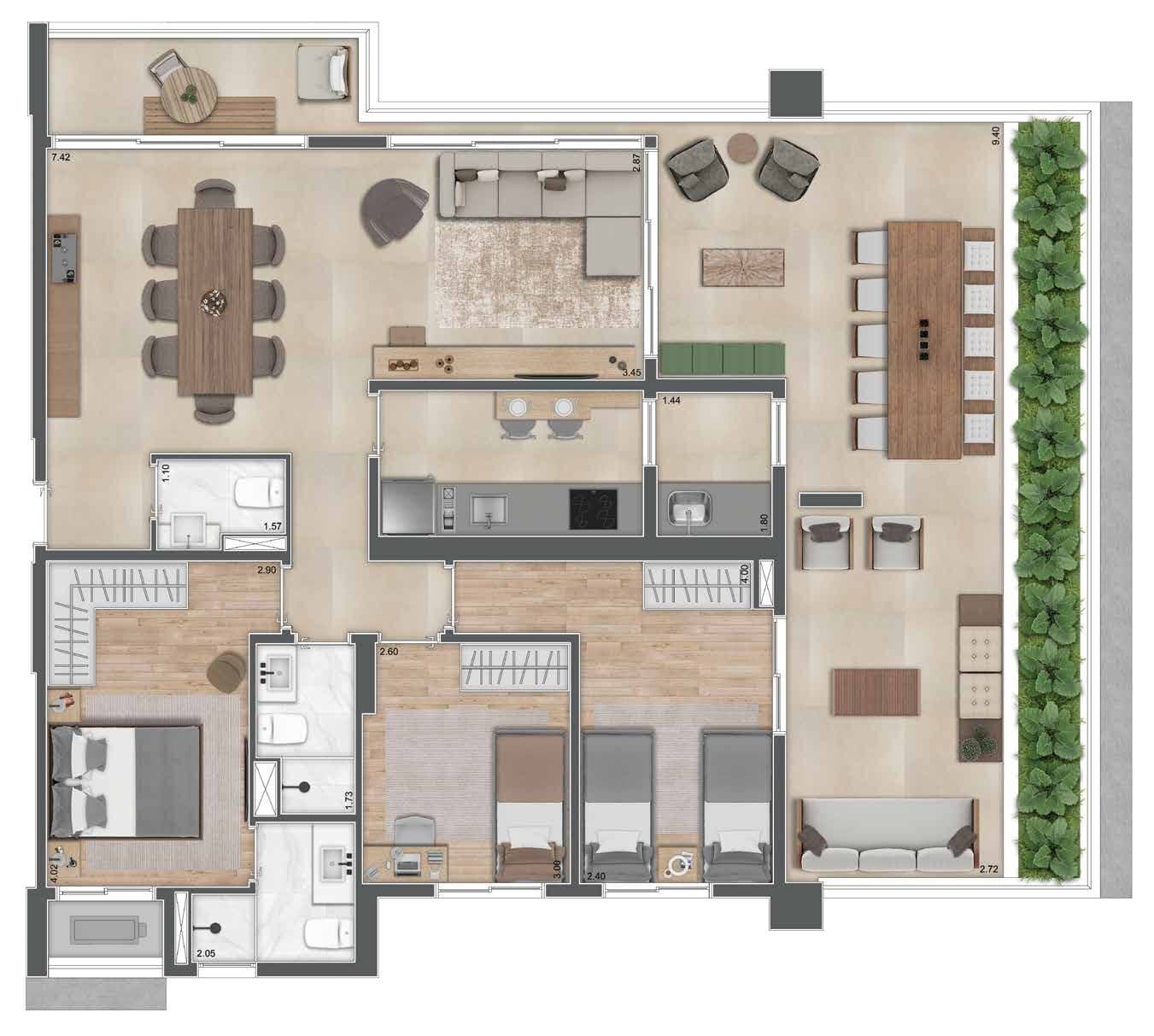 Planta 6 — Greenview Brooklin - Residencial