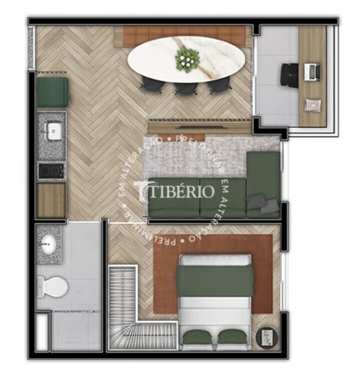 Planta 3 — Jump Tatuapé - Residencial