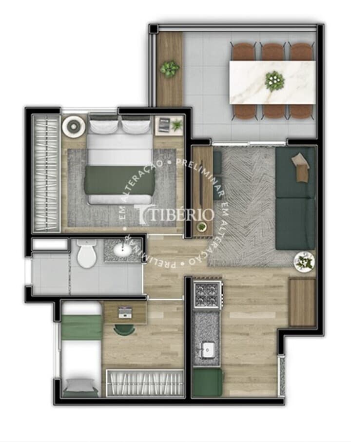 Planta 6 — Jump Tatuapé - Residencial