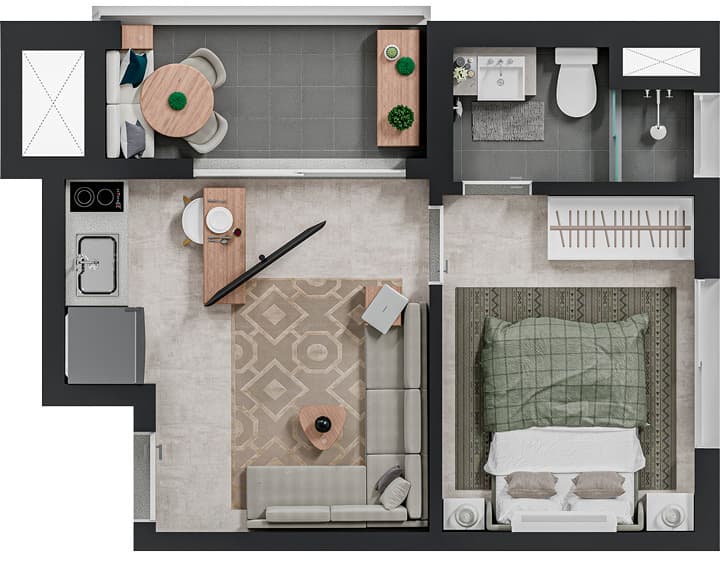Planta 2 — Ara Faria Lima - Residencial