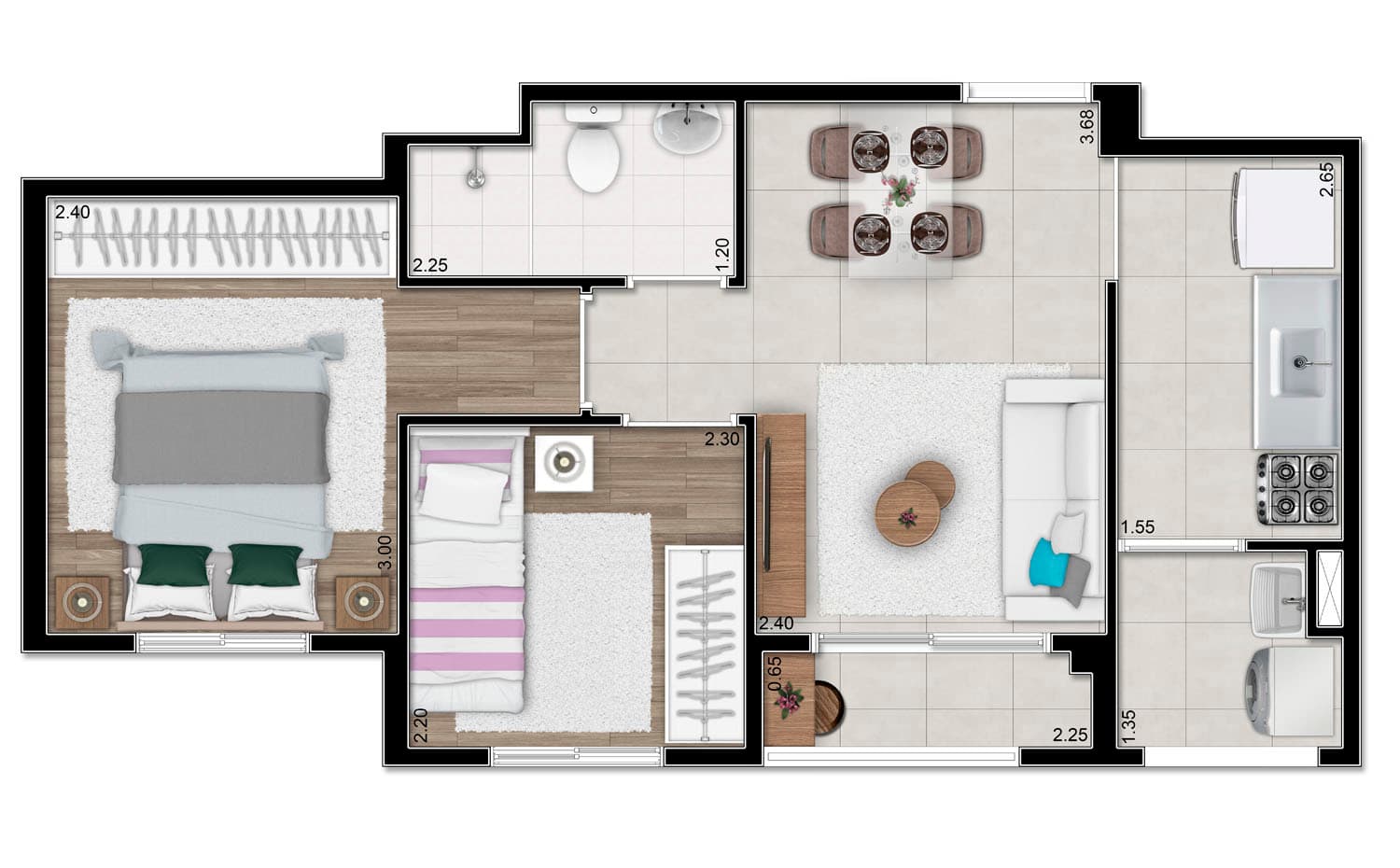 Planta 3 — Alvorada Residence