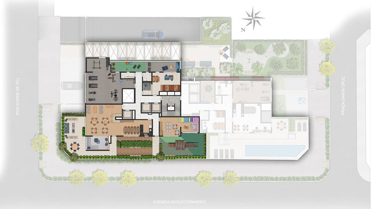 Planta 1 — Arch Boa Vista - Residencial