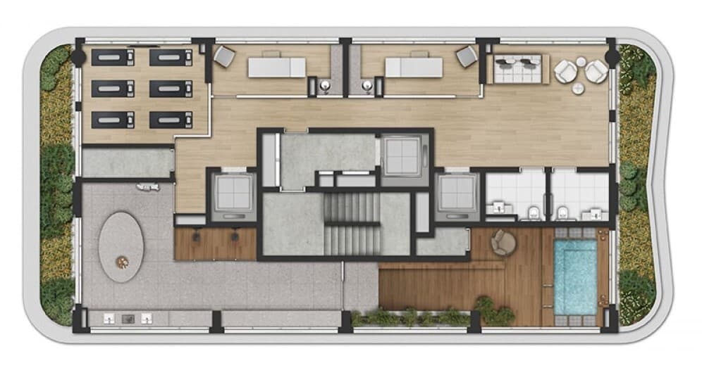 Planta 2 — Cidade Jockey Shanghai