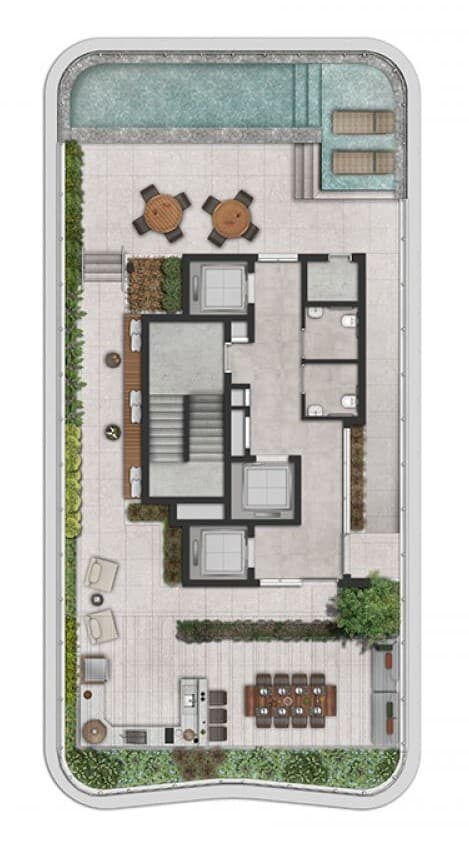 Planta 3 — Cidade Jockey Shanghai