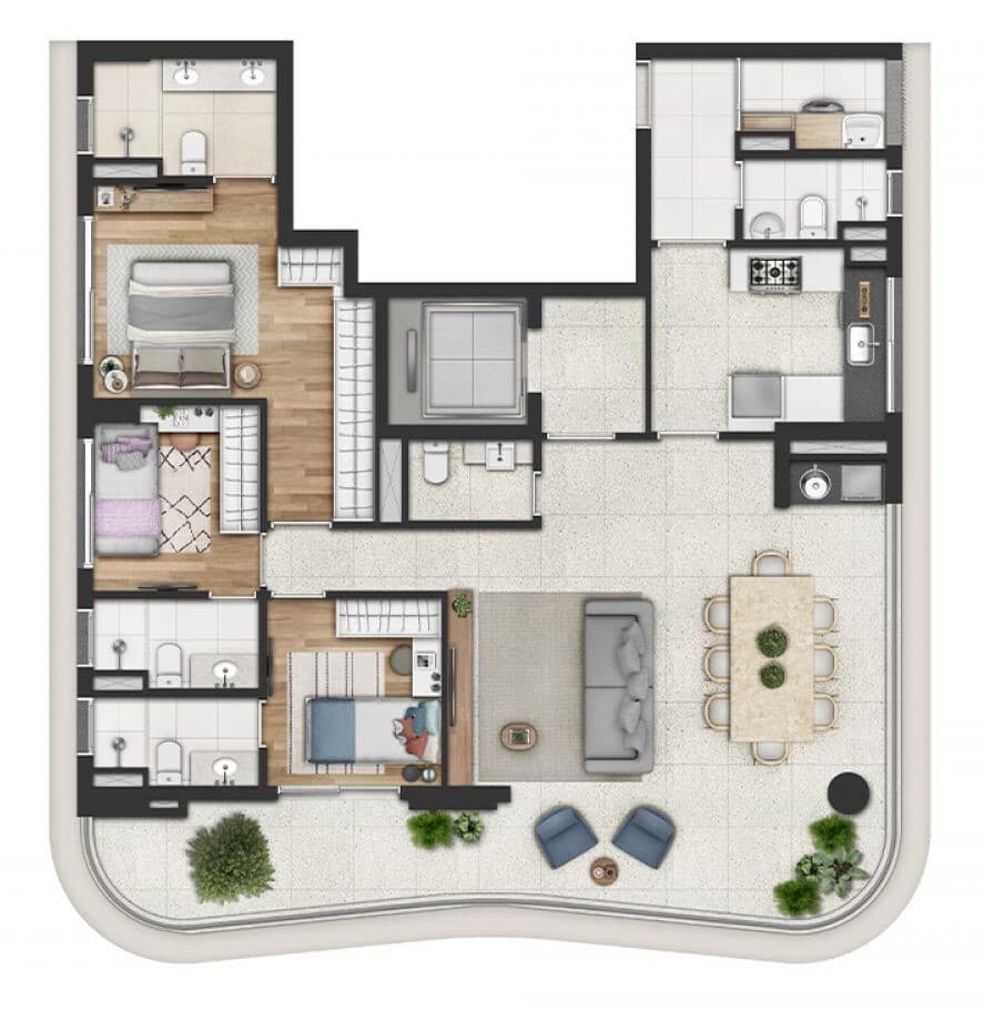 Planta 4 — Cidade Jockey Shanghai