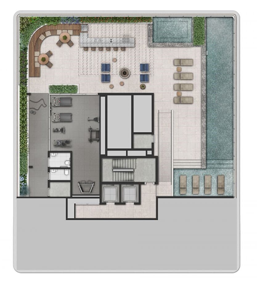 Planta 2 — Cidade Jockey Miami - NR
