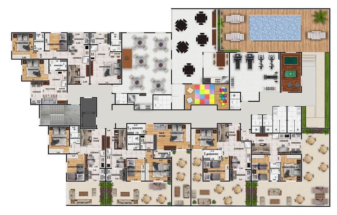 Planta 1 — Moment Metrô Conceição