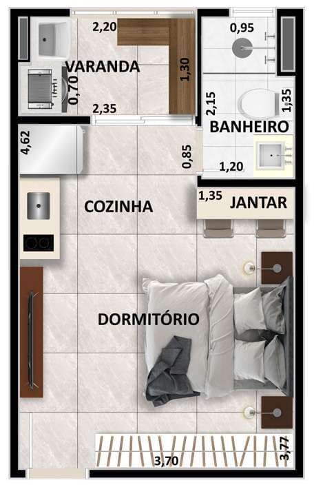 Planta 6 — Moment Metrô Conceição