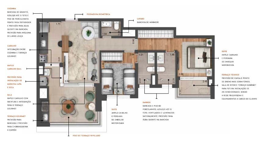 Planta 3 — Most Moema Home