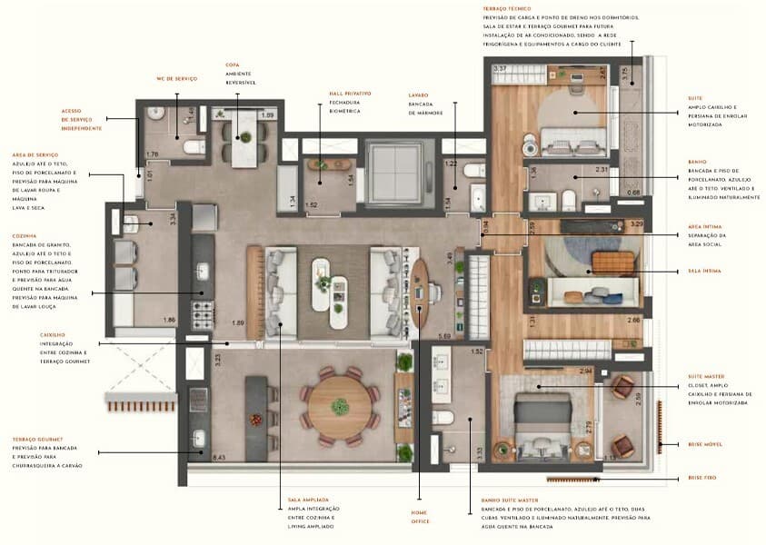 Planta 6 — Most Moema Home