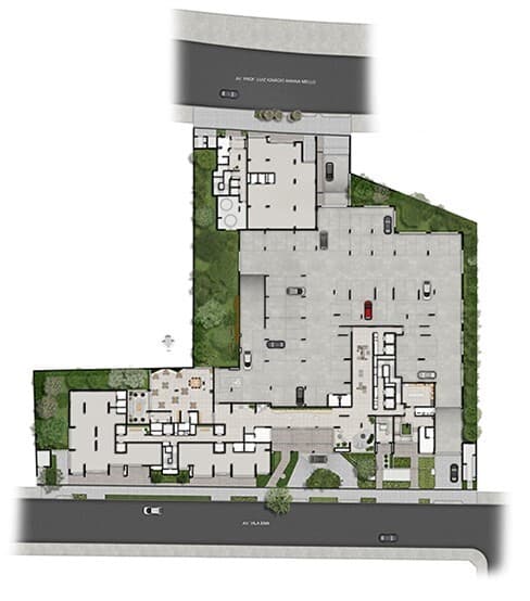 Planta 1 — Quadra Diálogo Home Club - Residencial