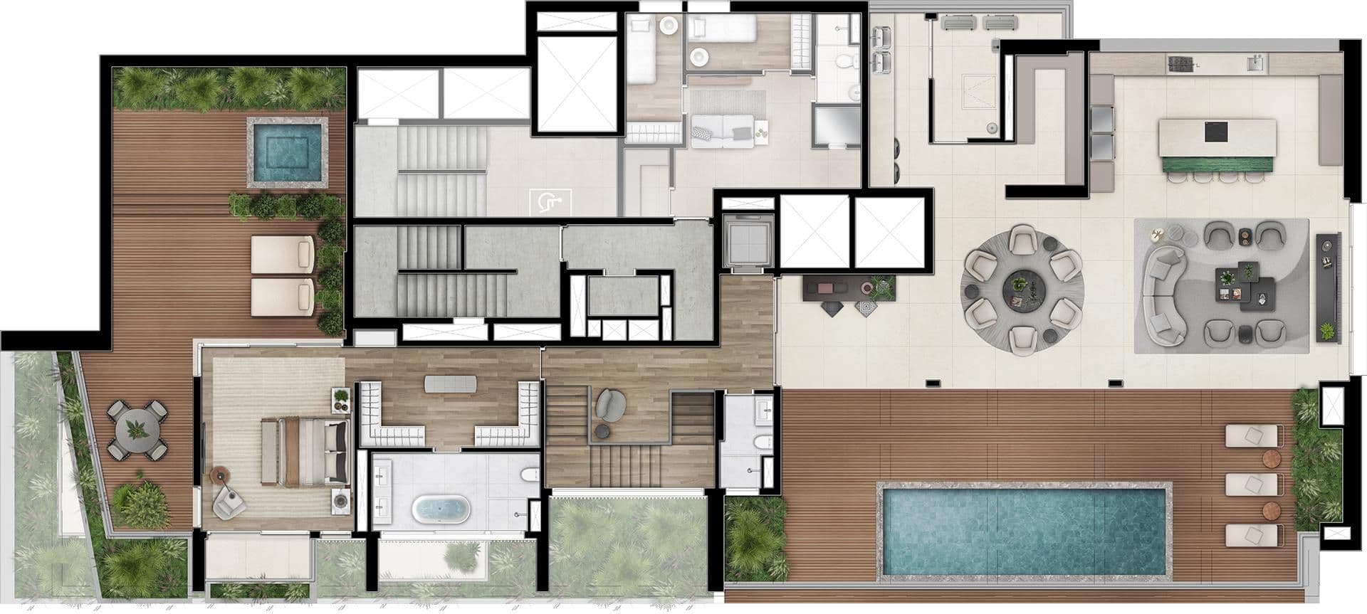 Planta 6 — Bueno Brandão 257 - Residencial